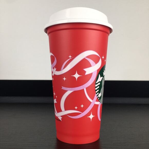Starbucks Drink Hot Cold Coffee Travel Cup Red Dining Drinkware - Picture 3 of 11